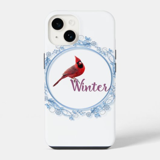 Coque Pour iPhone 14 Hiver (Verso)