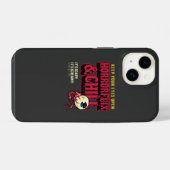 Coque Pour iPhone 14 Horrorflix Et Détendez-vous (Verso Horizontal)