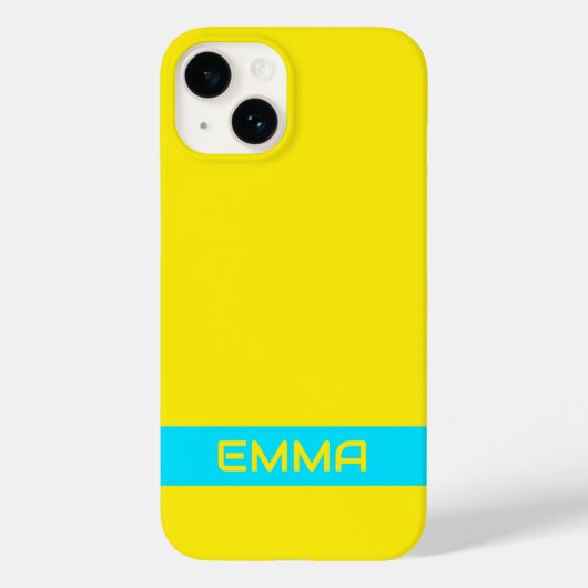 Coque Pour iPhone 14 Hot Yellow iPhone 14 Pro Max Coque (Verso)