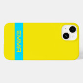 Coque Pour iPhone 14 Hot Yellow iPhone 14 Pro Max Coque (Verso (horizontal))
