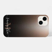 Coque Pour iPhone 14 Huile d'or rose (Verso Horizontal)