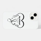 Coque Pour iPhone 14 I Love My Husband • Always and forever (Verso Horizontal)