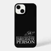 Coque Pour iPhone 14 Ich bin einfach eine fabelhafte Personne! (Verso)