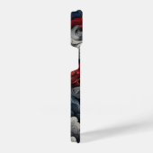 Coque Pour iPhone 14 Illustration détaillée des nuages tourbillonnants  (Côté droit)