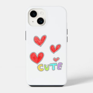 Coque Pour iPhone 14 Illustration minimaliste d'un enfant mignon tenant