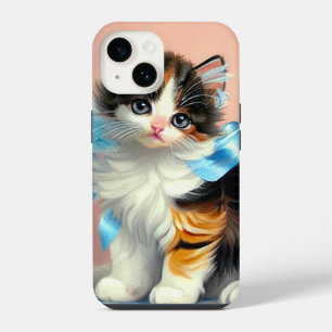 Coque Pour iPhone 14 Illustration vintage Calico Kitten