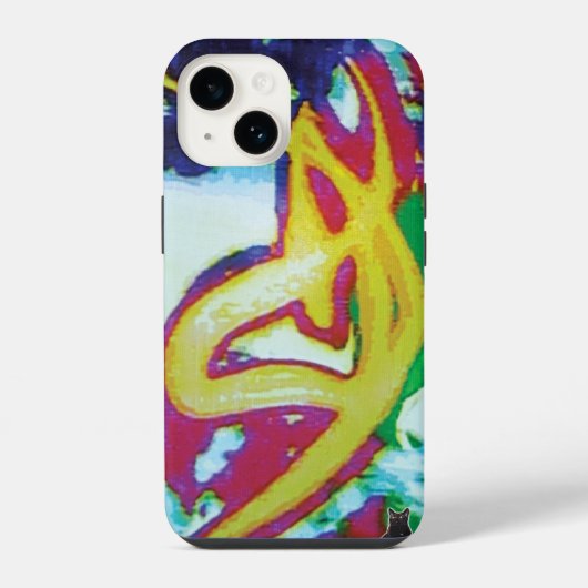 Coque Pour iPhone 14 Image Courbure KC (Verso)