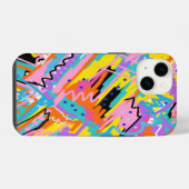 Coque Pour iPhone 14 Impression abstraite d'expression joyeuse (Verso Horizontal)