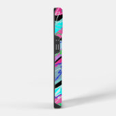 Coque Pour iPhone 14 Impression abstraite en fleurs (Côté droit)