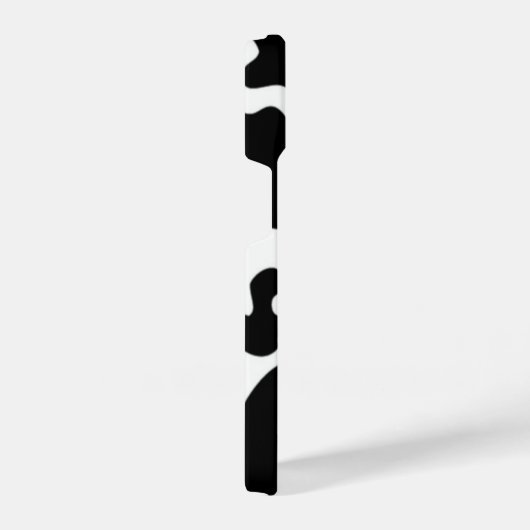 Coque Pour iPhone 14 Impression de vache noire et blanche (Côté droit)