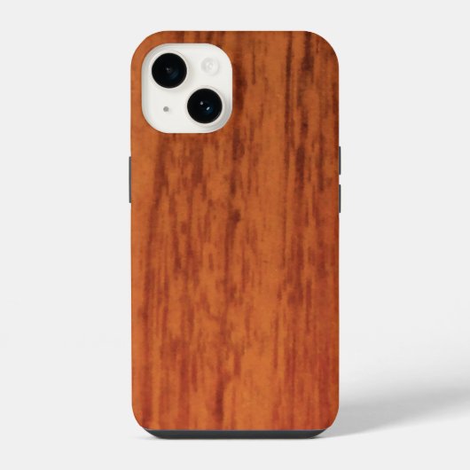 Coque Pour iPhone 14 Impression en bois de cerisier (Verso)