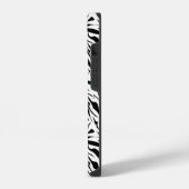 Coque Pour iPhone 14 Impression monographique Zebra (Côté gauche)