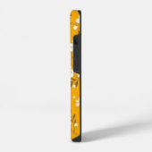 Coque Pour iPhone 14 Impression Posy Sur Or (Côté gauche)