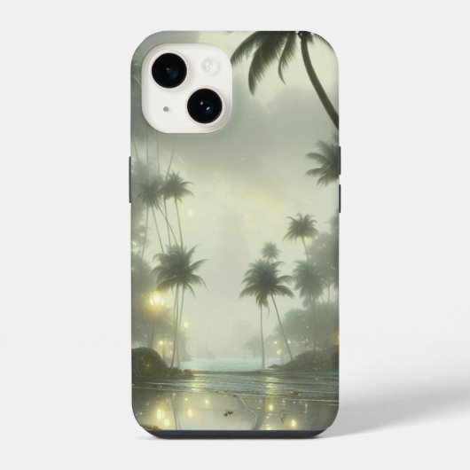 Coque Pour iPhone 14 Impression sur toile tendue (Verso)
