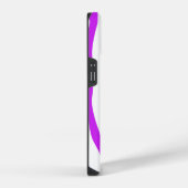 Coque Pour iPhone 14 Impression Zèbre Violet (Côté droit)