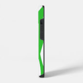 Coque Pour iPhone 14 Imprimer Zèbre vert citron (Côté gauche)