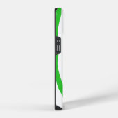 Coque Pour iPhone 14 Imprimer Zèbre vert citron (Côté droit)