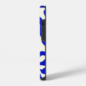 Coque Pour iPhone 14 Indigo Elegance (Côté gauche)