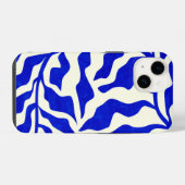Coque Pour iPhone 14 Indigo Elegance (Verso Horizontal)