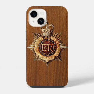 Coque Pour iPhone 14 Insigne de casquette de policier britannique vinta