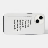 Coque Pour iPhone 14 Inspiration pour Continuer d'Avancer (Verso Horizontal)