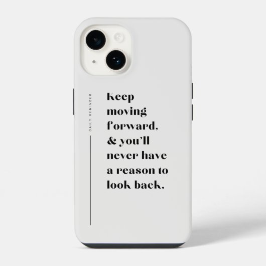 Coque Pour iPhone 14 Inspiration pour Continuer d'Avancer (Verso)