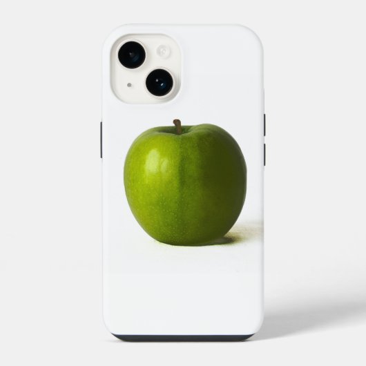Coque Pour iPhone 14 Iphcna Pomme verte (Verso)