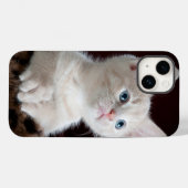 Coque Pour iPhone 14 iphone 14 coque chat amour (Verso (horizontal))