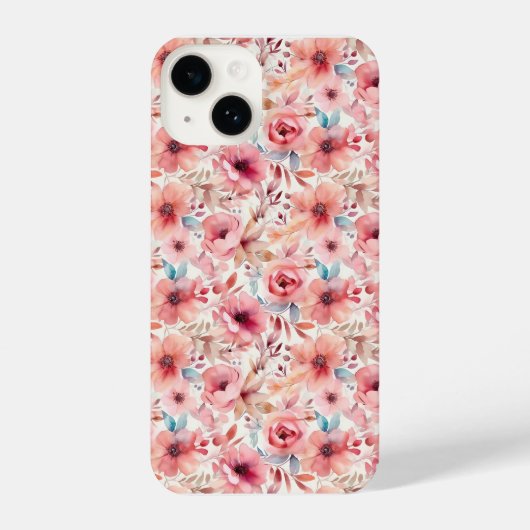 Coque Pour iPhone 14 iPhone 14 Coque Floral (Verso)