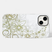 Coque Pour iPhone 14 iphone 14 fleuriste coque (Verso (horizontal))