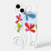 Coque Pour iPhone 14 iPhone 14 Fleurs peintes par Coque (Verso)