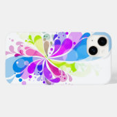 Coque Pour iPhone 14 iPhone 14 Splash couleur Coque (Verso (horizontal))