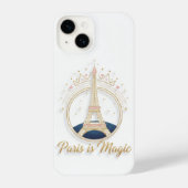 Coque Pour iPhone 14 iPhone Case - Paris Elegant Eiffel Tower (Verso)