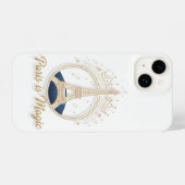 Coque Pour iPhone 14 iPhone Case - Paris Elegant Eiffel Tower (Verso Horizontal)