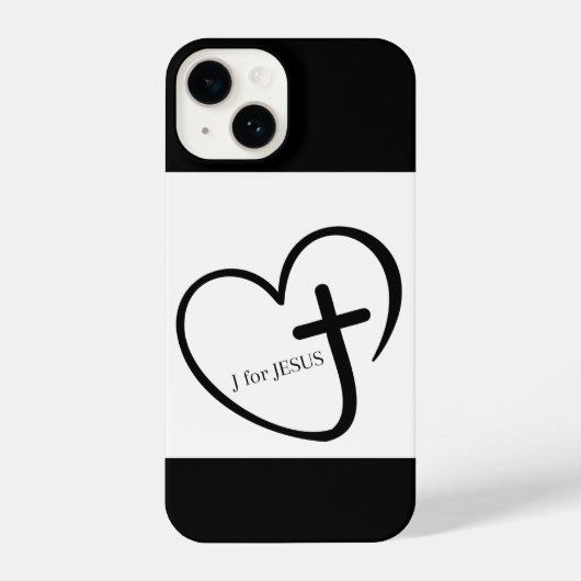 Coque Pour iPhone 14 J for Jesus Phone Case (Verso)