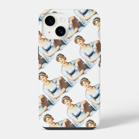 Coque Pour iPhone 14 Jane Austen (Verso)