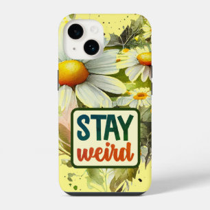 Coque Pour iPhone 14 Jardin Botanique Daisy "Restez Bizarre"
