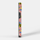 Coque Pour iPhone 14 Jardin de fleurs d'abeilles douces (Côté droit)