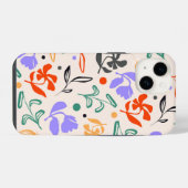 Coque Pour iPhone 14 Jardin Doodle (Verso Horizontal)