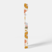 Coque Pour iPhone 14 Jardin rose et orange Motif (Côté gauche)