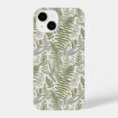 Coque Pour iPhone 14 Jardin vert fleuri (Verso)