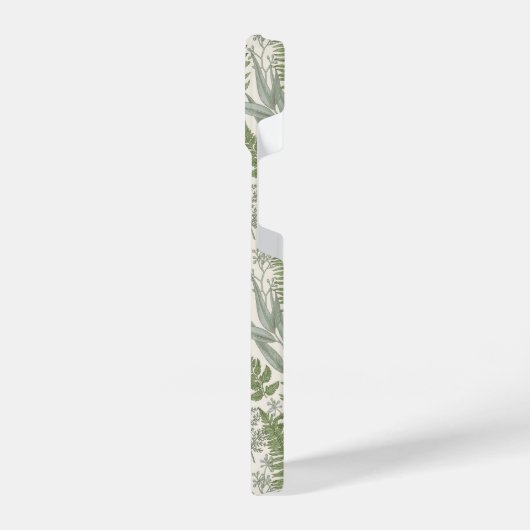 Coque Pour iPhone 14 Jardin vert fleuri (Côté gauche)