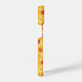 Coque Pour iPhone 14 Jaune Floral Ditsy (Côté droit)