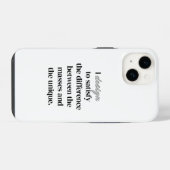 Coque Pour iPhone 14 Je conçois des coques pour iPhone (Verso Horizontal)