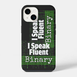 Coque Pour iPhone 14 Je parle couramment binaire.b