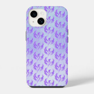 Coque Pour iPhone 14 Je Suis Oiseau de Feu de Flamme Violette - Sacré F