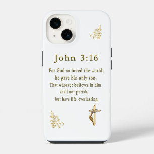 Coque Pour iPhone 14 Jean 3:16