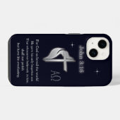 Coque Pour iPhone 14 Jean 3:16 (Verso Horizontal)