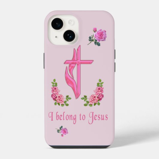 Coque Pour iPhone 14 Jésus (Verso)