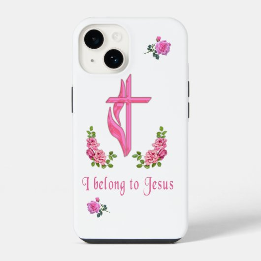 Coque Pour iPhone 14 Jésus (Verso)